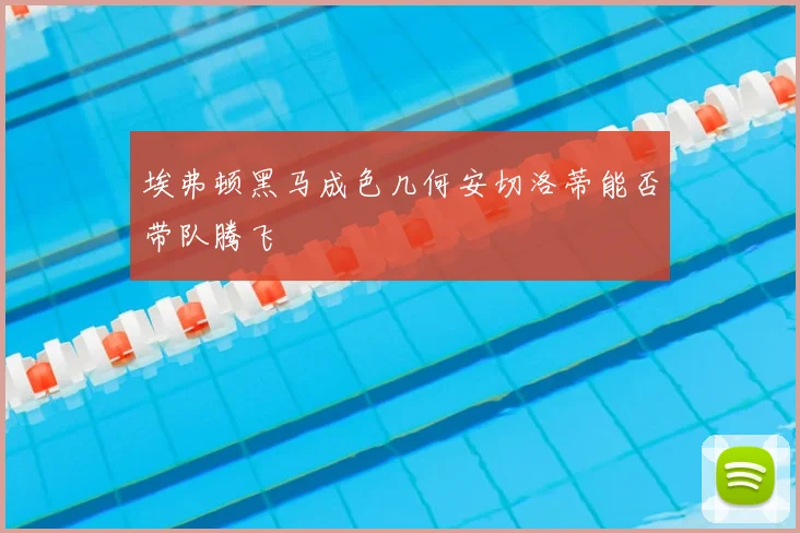 埃弗顿黑马成色几何安切洛蒂能否带队腾飞